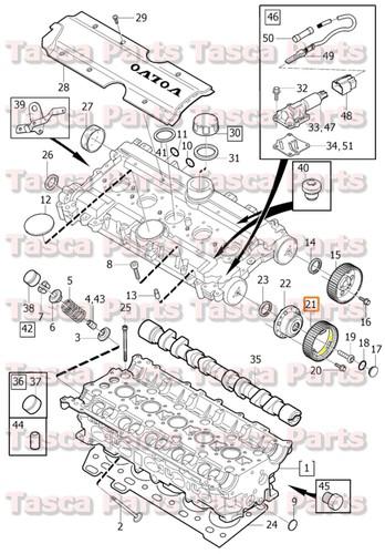 Brand new oem transmission pulley 1999-2009 volvo c70 s60 s80 v70 v70xc xc90