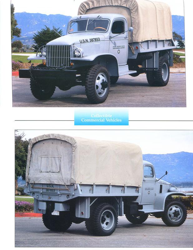 1942 chevrolet -7117  military cargo truck 4 pg article