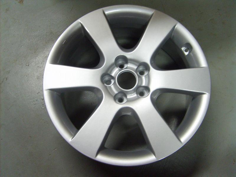 2007-2009 hyundai santa fe wheel, 18x7, 6 spoke full face silver