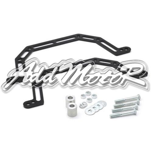 Front black lowering link kit fit polaris predator 500 mt283-007