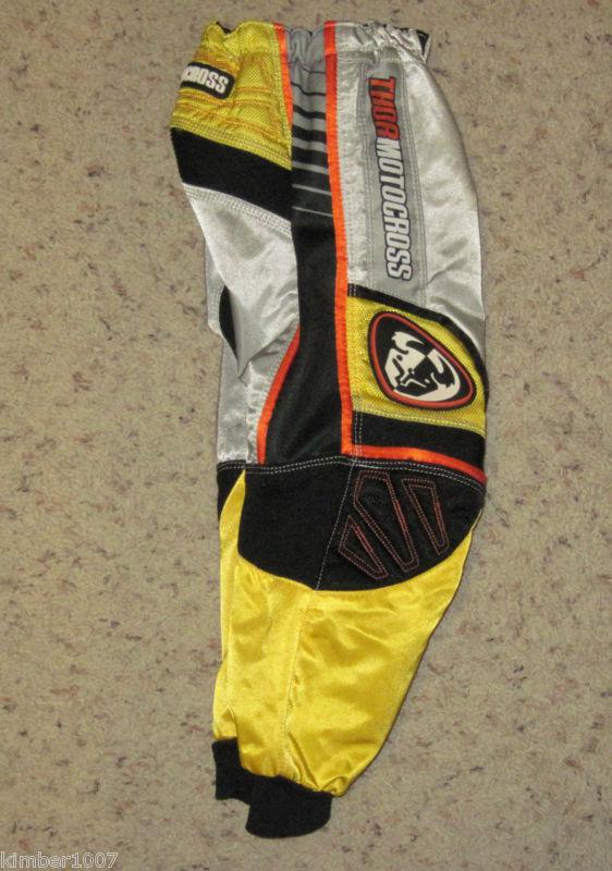 Thor motocross pants size 16 youth 4 5 motocross motorcycle atv off-road riding