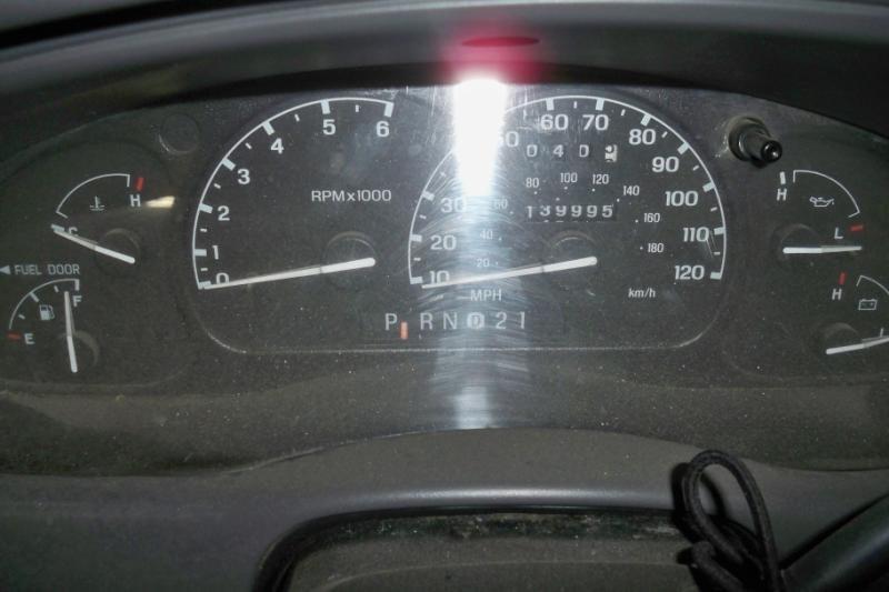 01 02 03 ford ranger speedometer cluster exc. electric vehicle mph tach f016og