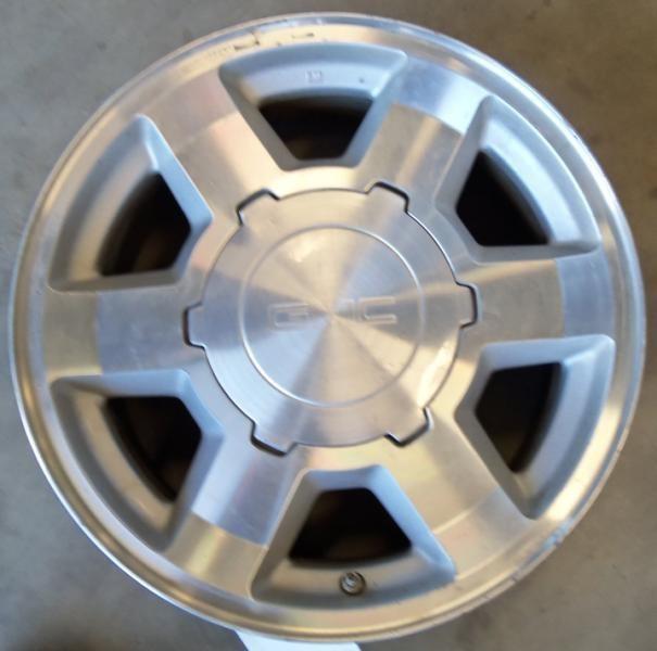 Wheel 05 06 gmc yukon 17x7-1/2 exc. denali ultrabright polished finish opt p46