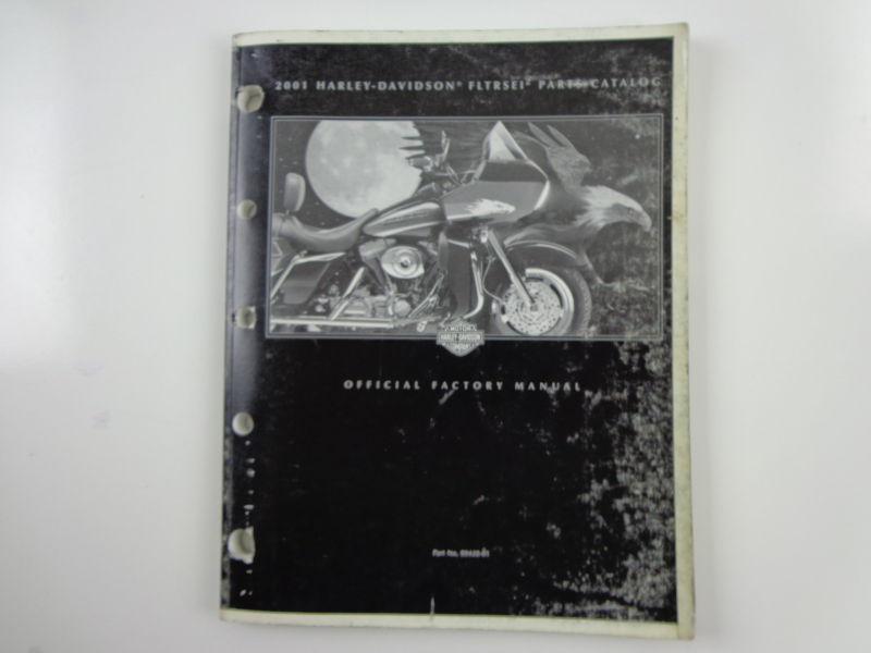 Harley davidson 2001 fltrsei 2 models parts catalog manual 99428-01