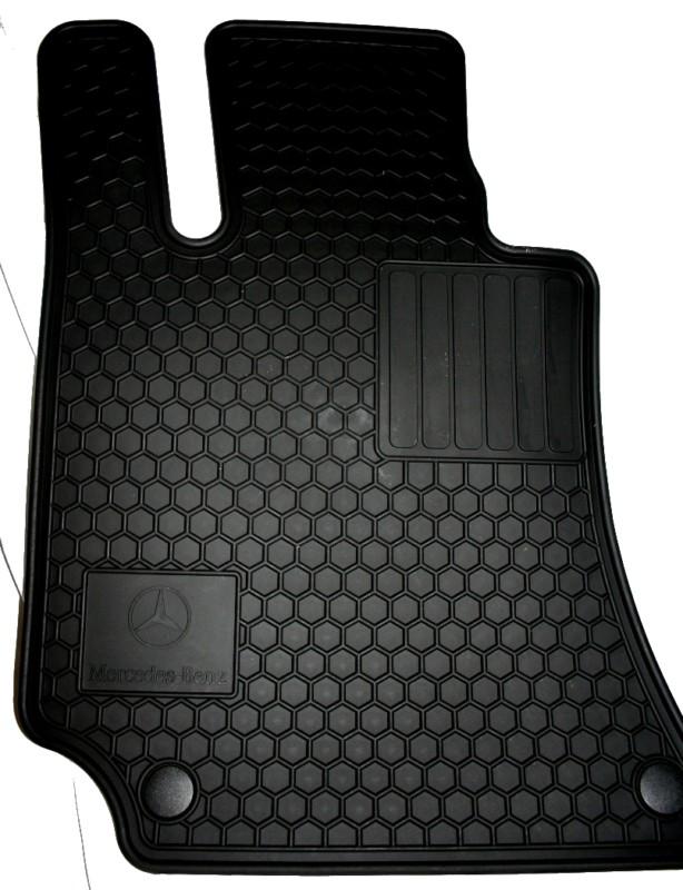 2012/2013 mercedes c63 amg coupe oem rubber floor mats - factory oem - black