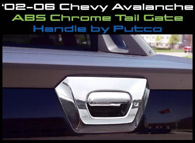 '02-06 chevrolet avalanche chrome upgrade tail gate handle cover # ccitgh65203