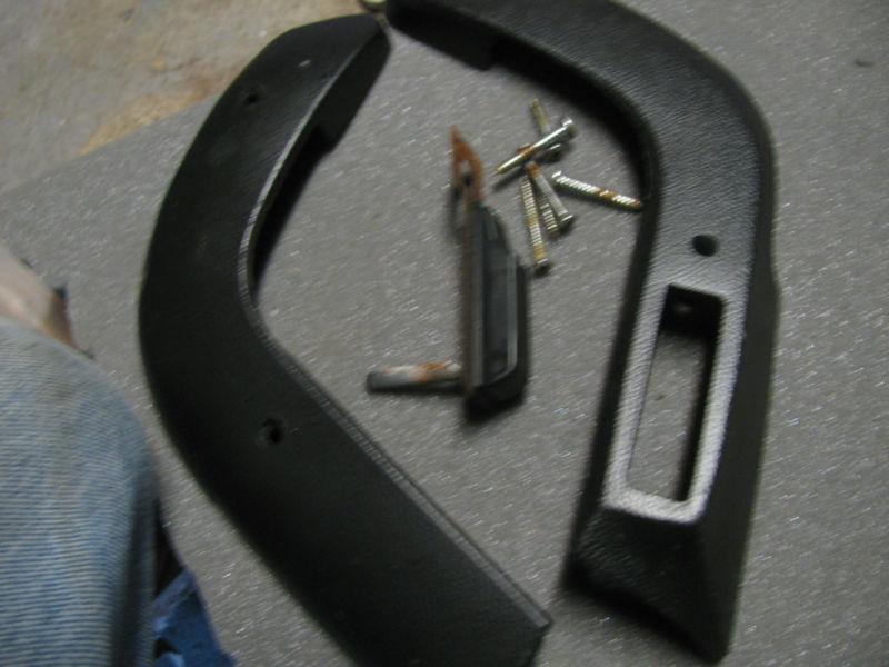 1970 1971 cuda challenger bucket seat metal hinge covers,with button