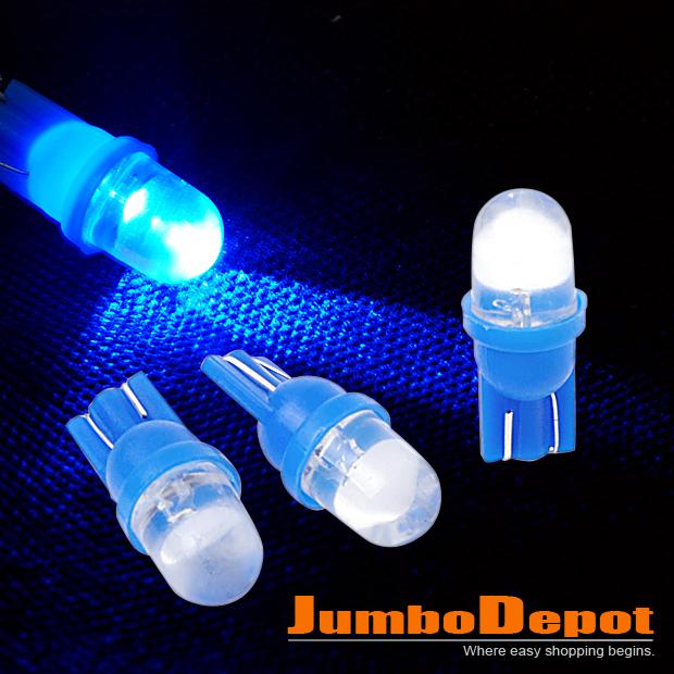 10pcs blue license plate bulb light led bulbs kits universal fits for cars model