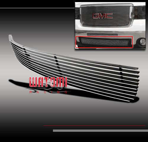 07-11 gmc sierra 1500 2500 3500 front bumper billet grille grill sle slt wt xfe