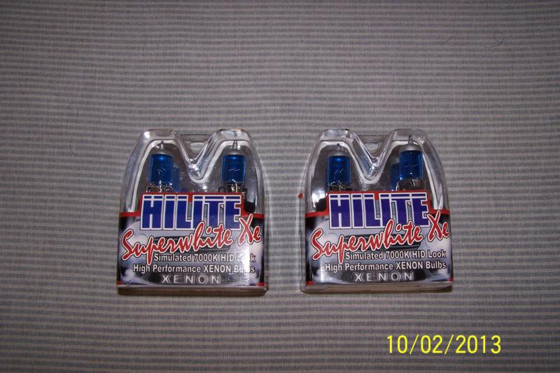 [2] pairs hilite superwhite xenon 9004 headlights