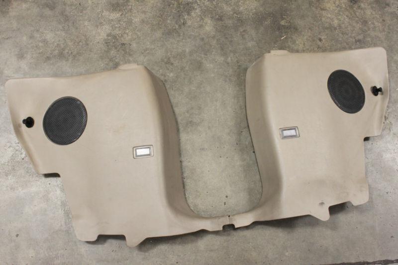 93-02 camaro/firebird convertible neutral tan rear seat trim used oem