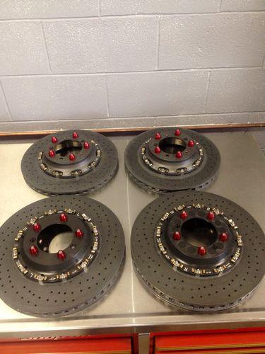 Porsche 997 gt3 ceramic brake rotor set - 4