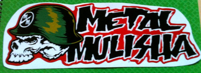 Metal mulisha sticker 4x4 atv motocross suzuki yamaha rockstar monster s238