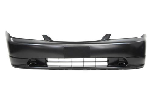 Replace ho1000197v - 2001 honda civic front bumper cover factory oe style