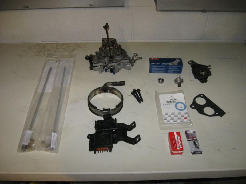 Throttle body injection (tbi) swap kit for chevy 350 (5.7) without trans control