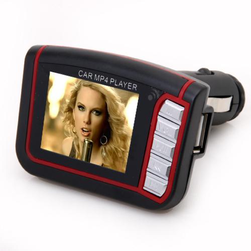 1.8 inch lcd colorful car mp4 player fm transmitter with memory