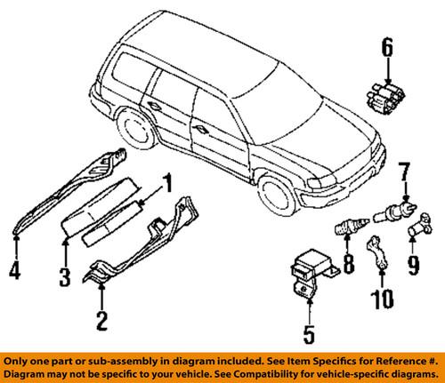 Subaru oem 22451aa730 spark plug wire/spark plug wire single lead