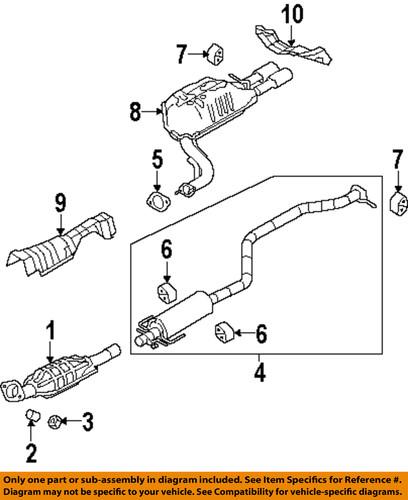 Mazda oem l50540100c exhaust muffler