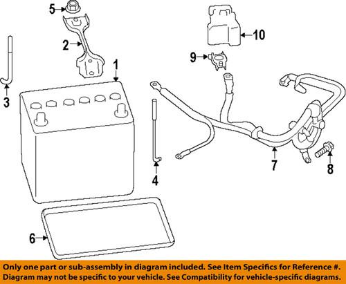 Subaru oem 81601ca010 battery cable