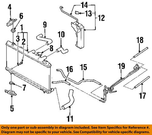 Subaru oem 45161ae06a radiator coolant hose/upper radiator hose