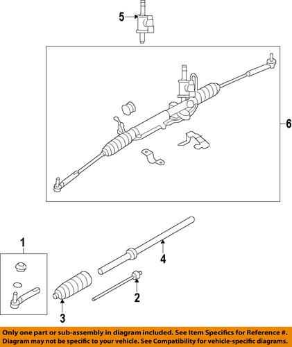 Subaru oem 34137ag010 rack & pinion bellow/rack & pinion bellows