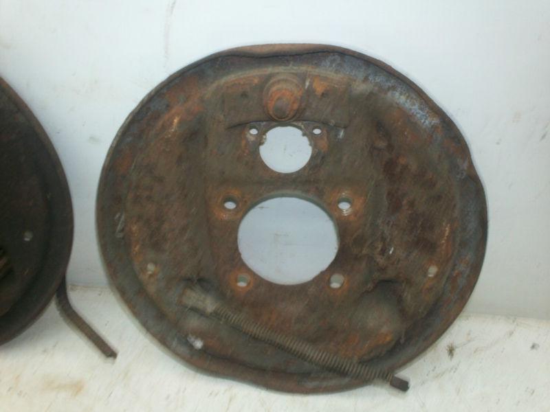 Find 70-81 CAMARO FIREBIRD TRANS AM REAR DRUM BRAKE BACKING PLATES ...