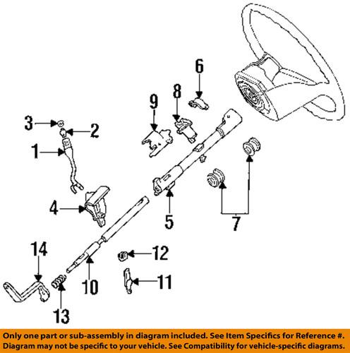 Ford oem 1f1z7212aa steering column-shift tube