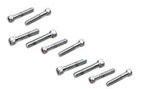 Drag specialties socket-head bolts fine-thread 1/4-28 x 2 smooth chrome 10/pk