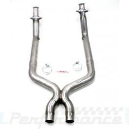 Jba 2011-2013 shelby gt-500 stainless non catted x-pipe 1798sx