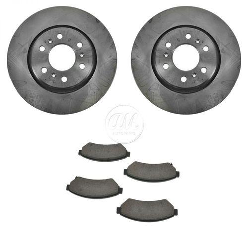 Uplander montana sv6 terraza relay front ceramic disc brake pads & 2 rotors kit