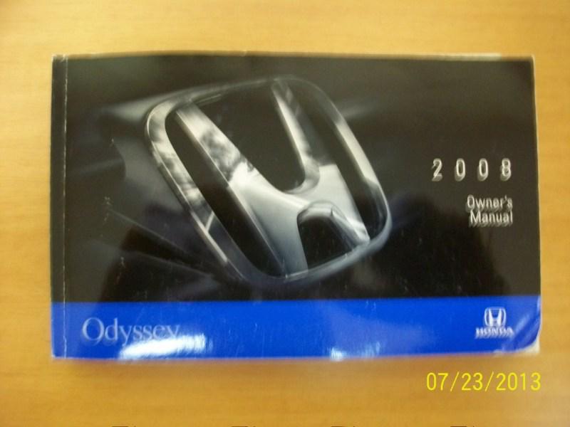 2008 honda odyssey owners manual 