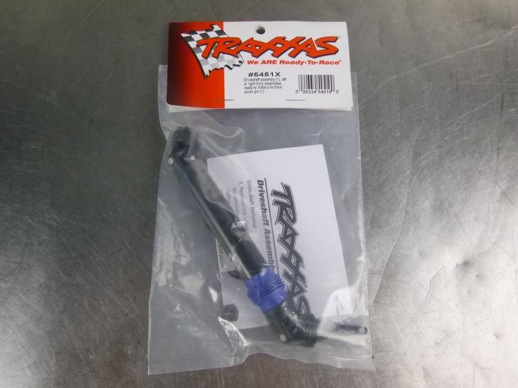 New genuine traxxas 5451x fully assembled driveshaft (1) left/right w/ screw pin