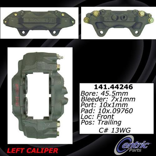 Centric 141.44246 front brake caliper-premium semi-loaded caliper