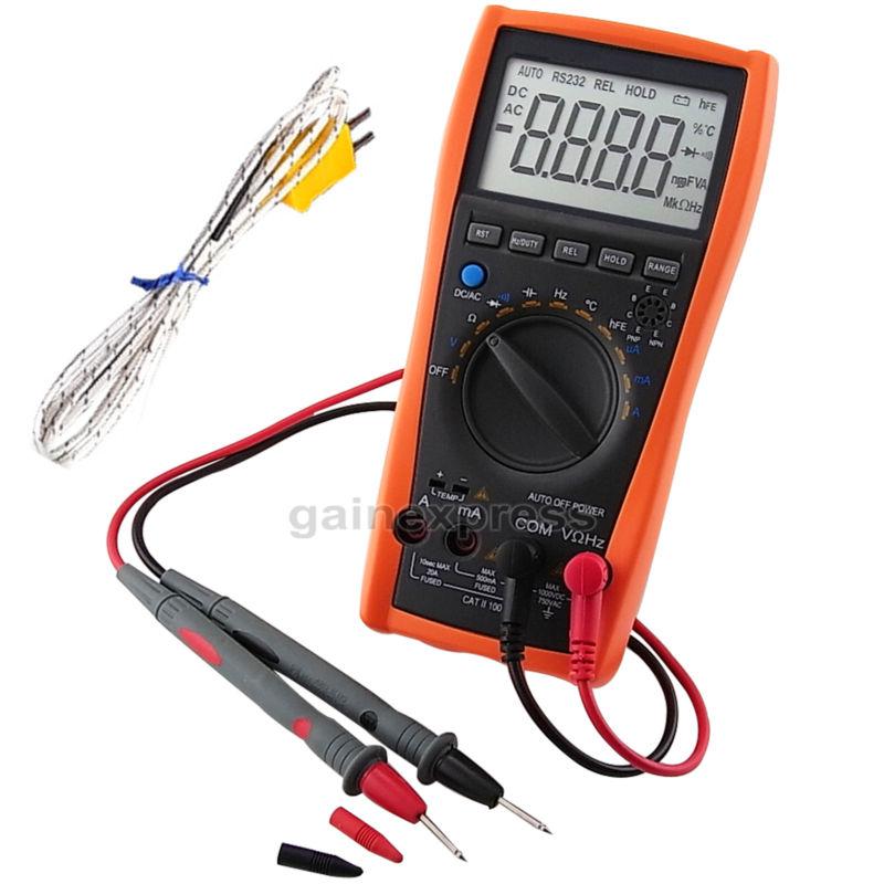 Vc97 digital multimeter thermometer voltmeter resistance ac dc ohm triode tester