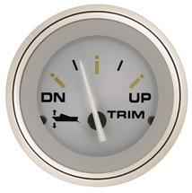 Teleflex trim gauge for mariner,mercruiser, yamaha, black/gold 67103p