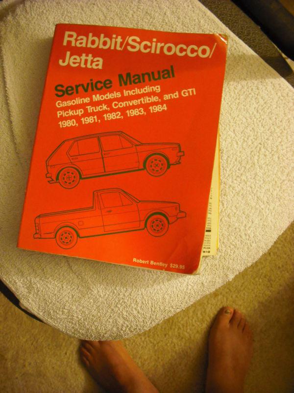 80 81 82 1981 1982 1980 vw rabbit jetta scirocco robert bentley service manual