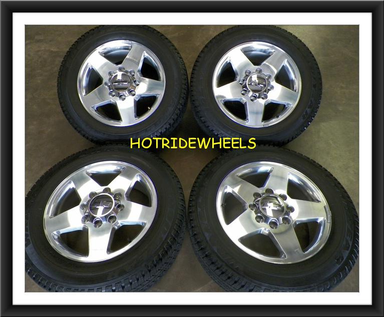20" chevy silverado 2500 3500 oem wheels with tires 265/60/20   9598088    #915b