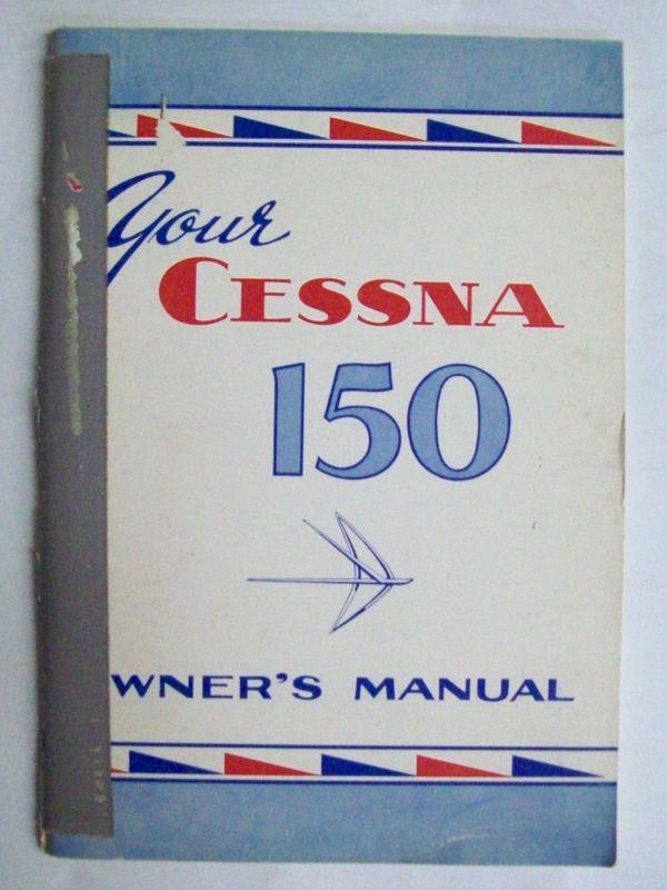 Original cessna 1959-60 150 owner's manual