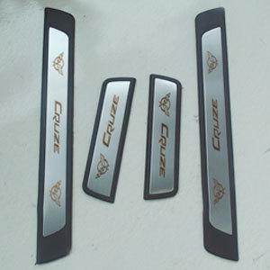 Stainless steel door sill scuff plate 4pcs kit fit chevrolet cruze 2010-2013