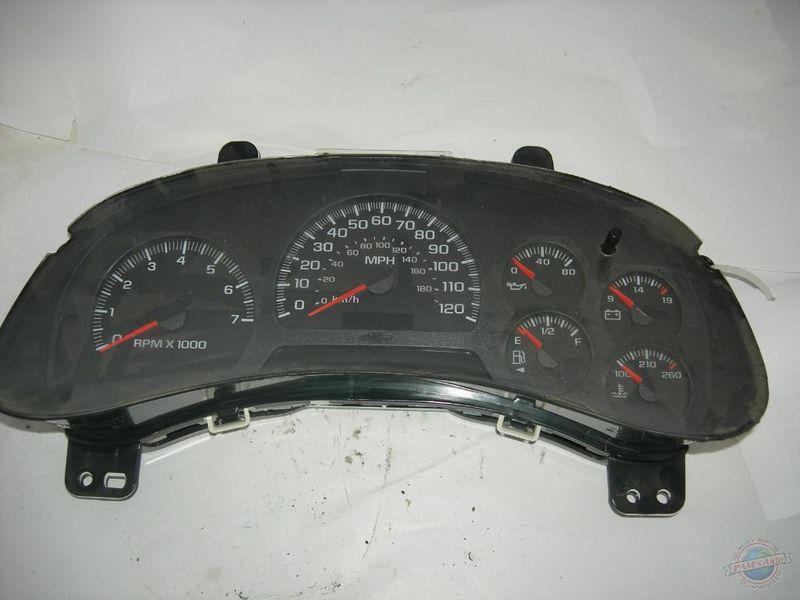 Cluster / speedometer trailblazer 1217577 05 cluster 113k lifetime warranty