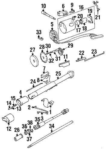 Jeep j3187257 genuine oem factory original cancel ring retainer