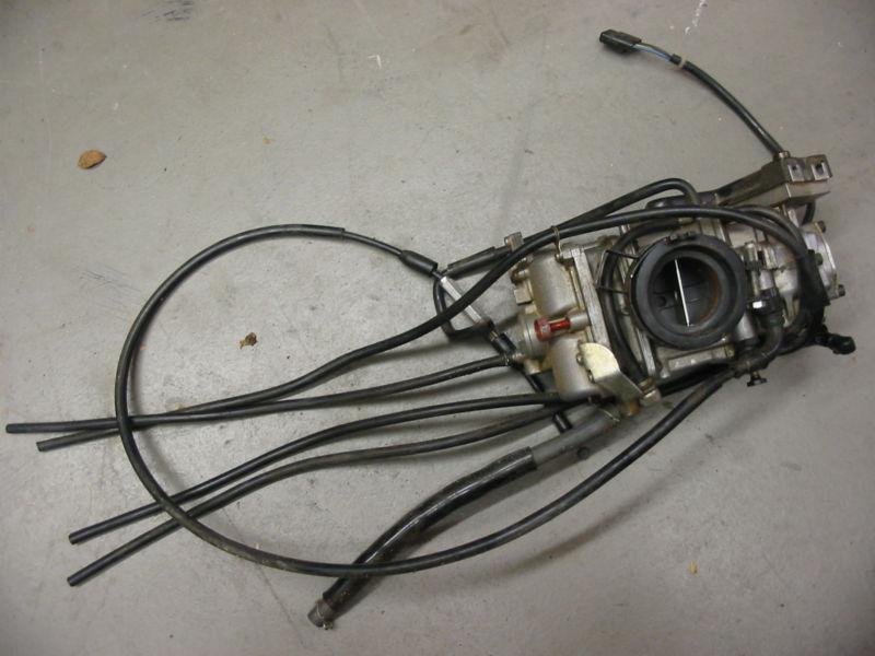 04 honda crf250x carburetor, carb with adjustable mixture screw and flow valve 