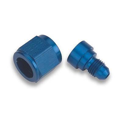 Earl's 9892106erl fitting flare reducer female -10 an to male -6 an blue ea