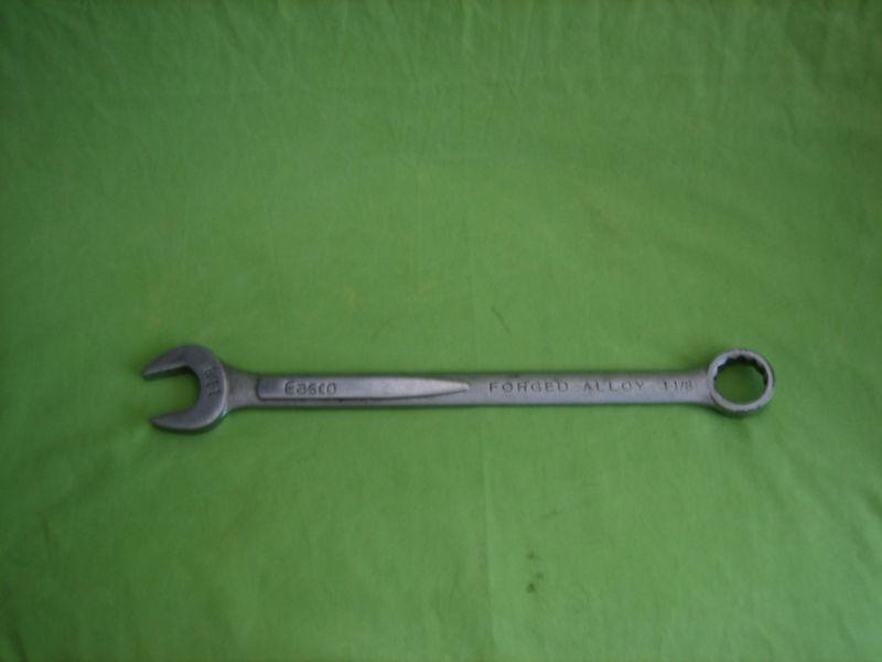 Easco forged alloy 1 1/8 - 1 1/8  combination wrench #63 136