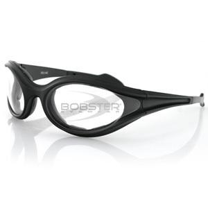 Bobster foamerz sunglasses, black / anti-fog clear lens