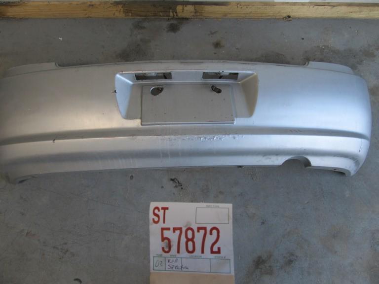 02 03 04 kia spectra gsx hatchback rear bumper cover oem scratches chipped paint