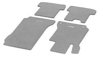 2008 to 2012 mercedes c class (w204) carpeted floor mats - factory oem - gray