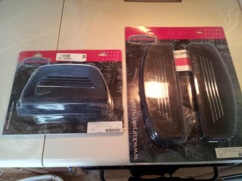 Kuryakyn front & rear running board inserts