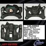 Centric parts 141.44553 rear right rebuilt caliper with hardware