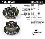 Centric parts 406.40027 rear hub assembly